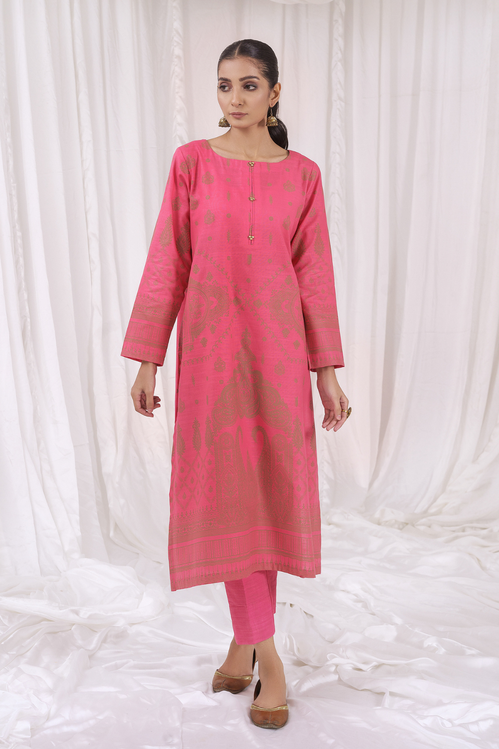 1 PC Unstitched | Printed Khaddar Shirt