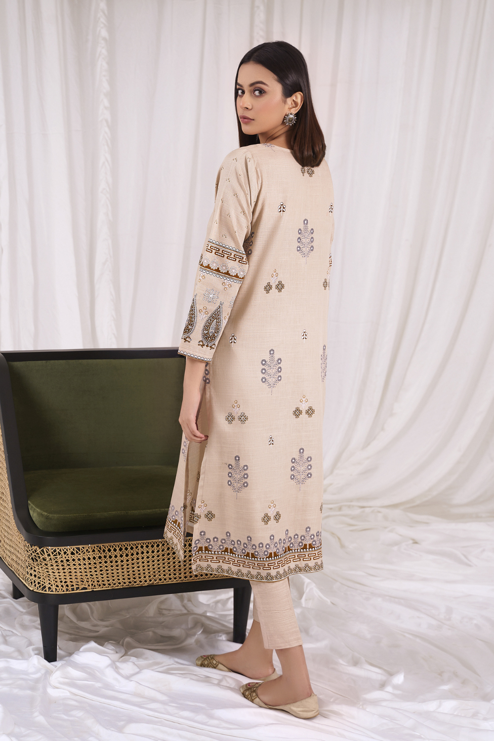 1 PC Unstitched | Printed Khaddar Shirt
