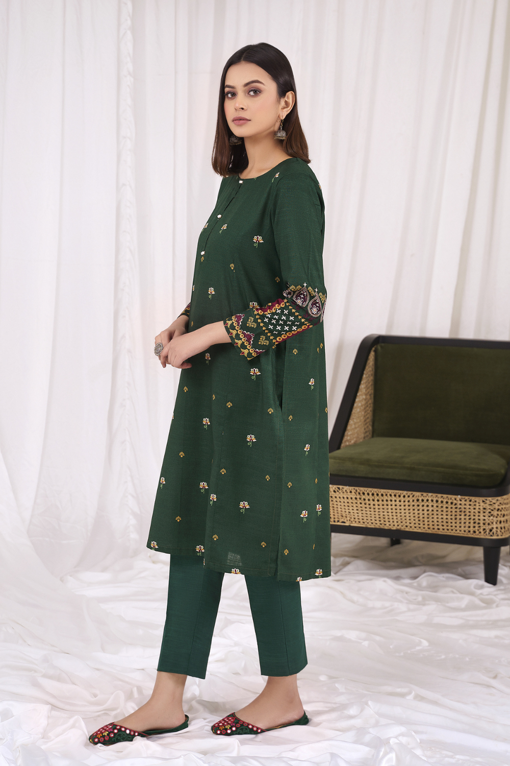 1 PC Unstitched | Printed Khaddar Shirt