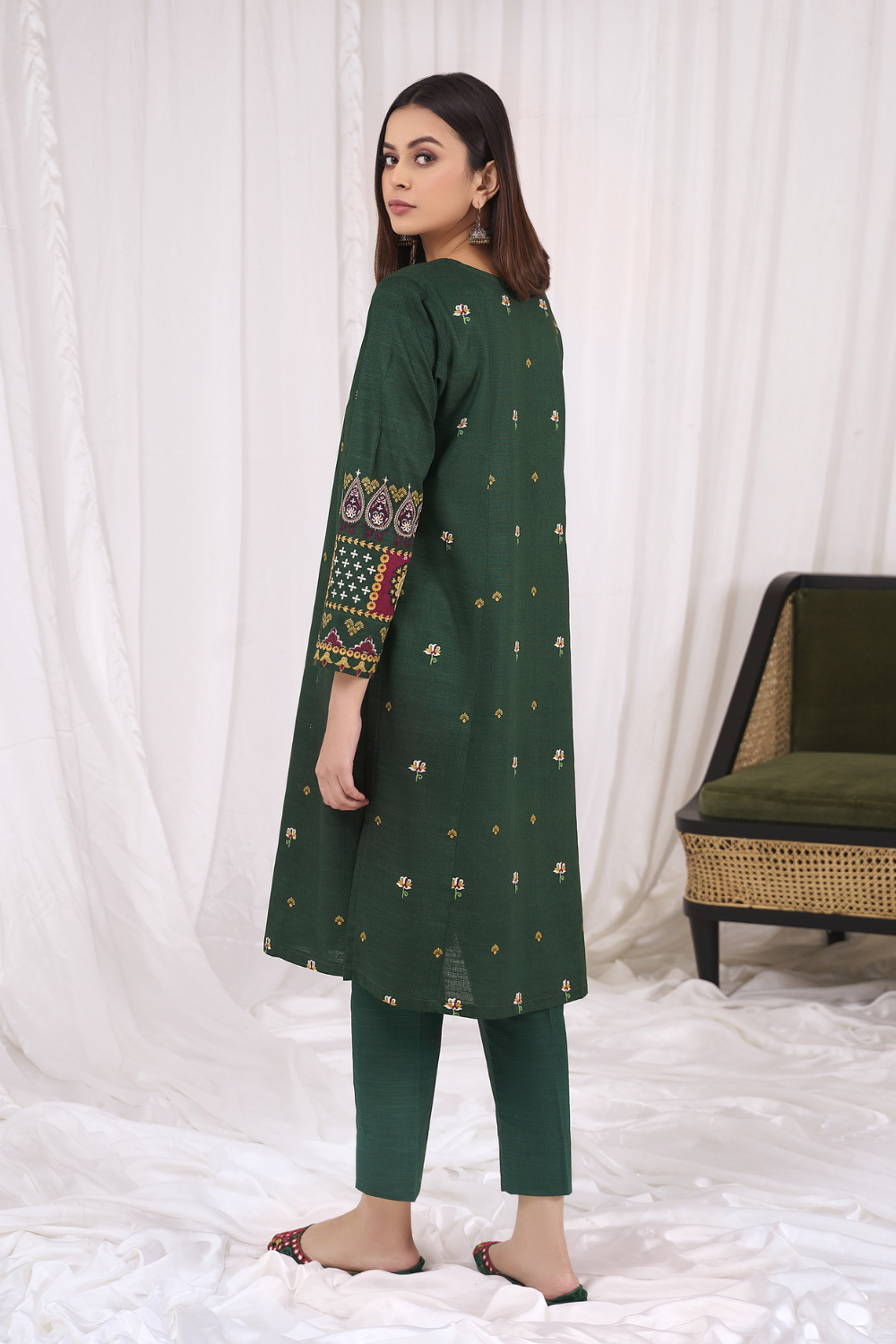 1 PC Unstitched | Printed Khaddar Shirt