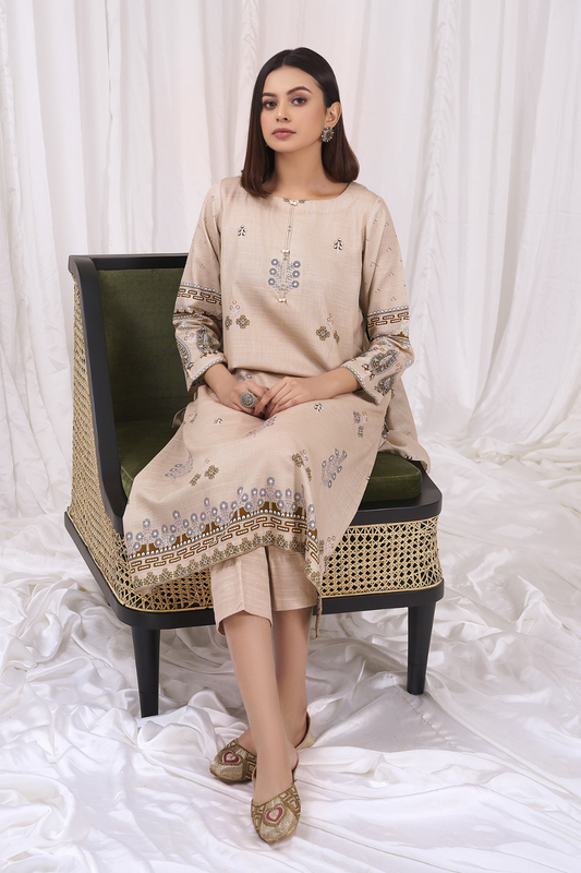 1 PC Unstitched | Printed Khaddar Shirt