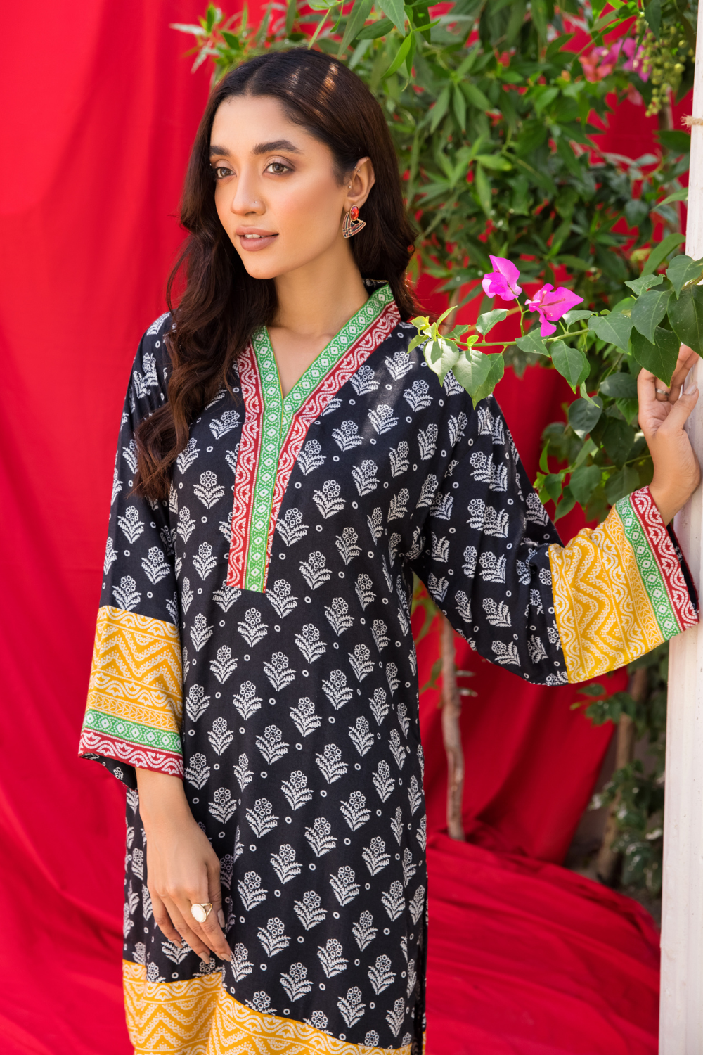 2 PC Unstitched | Printed Linen Suit