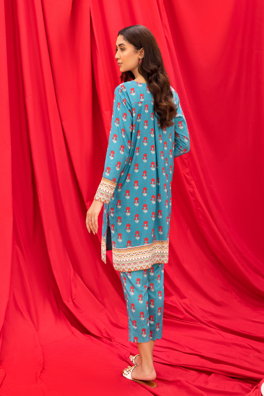 2 PC Unstitched | Printed Linen Suit