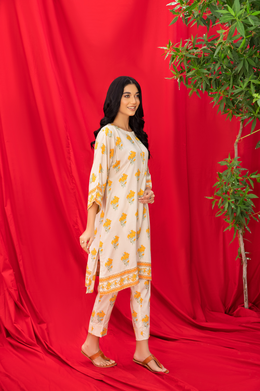 2 PC Unstitched | Printed Linen Suit