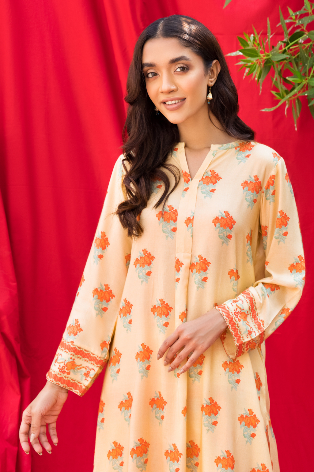 2 PC Unstitched | Printed Linen Suit