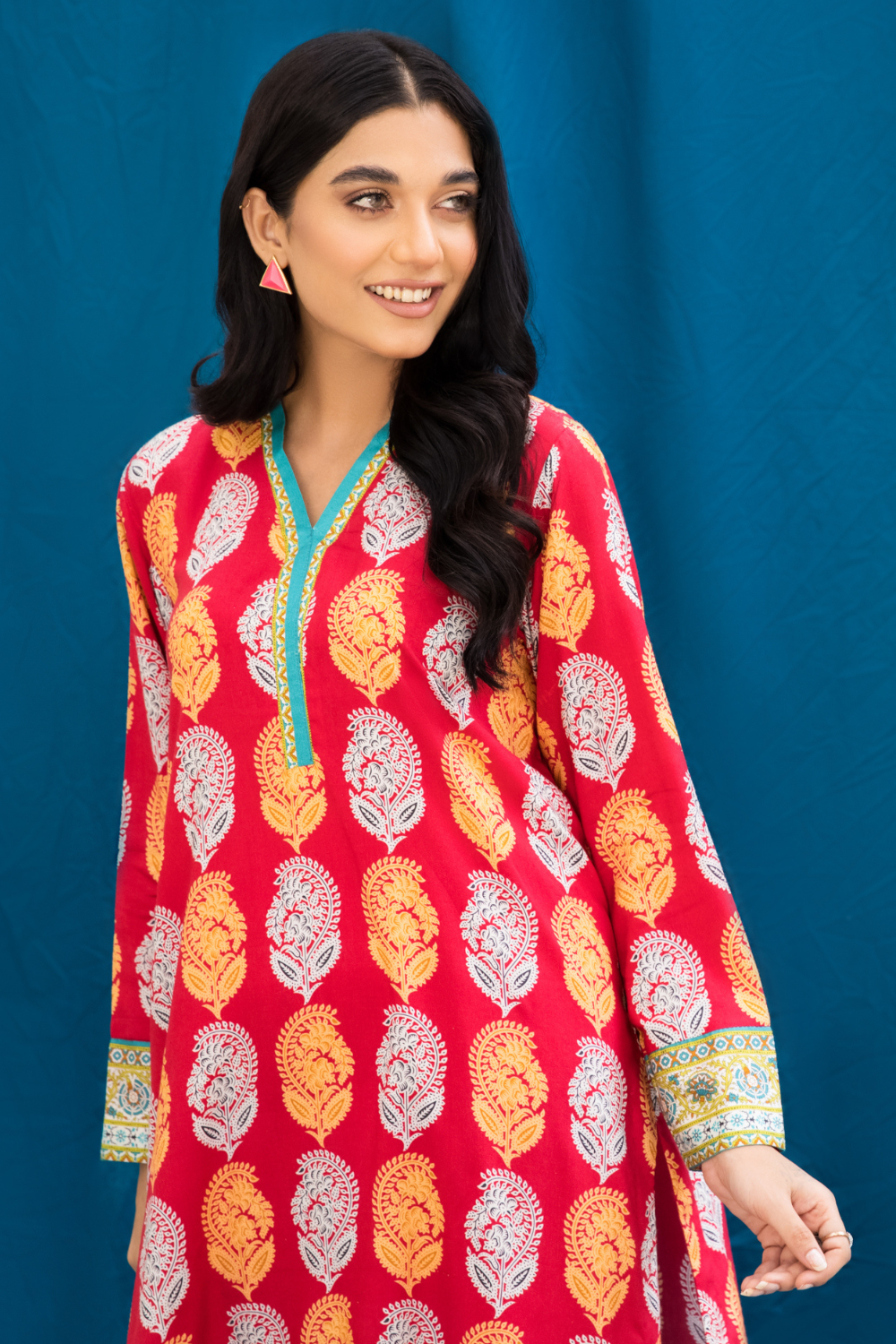 2 PC Unstitched | Printed Linen Suit