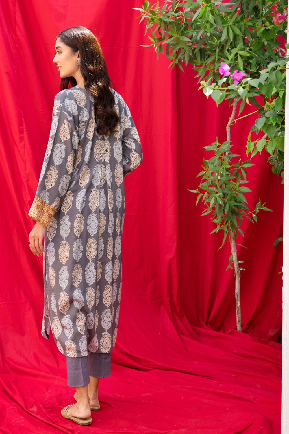 2 PC Unstitched | Printed Linen Suit
