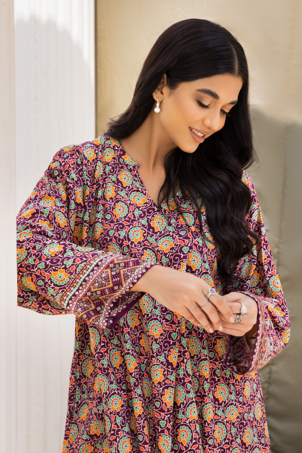 2 PC Unstitched | Printed Linen Suit