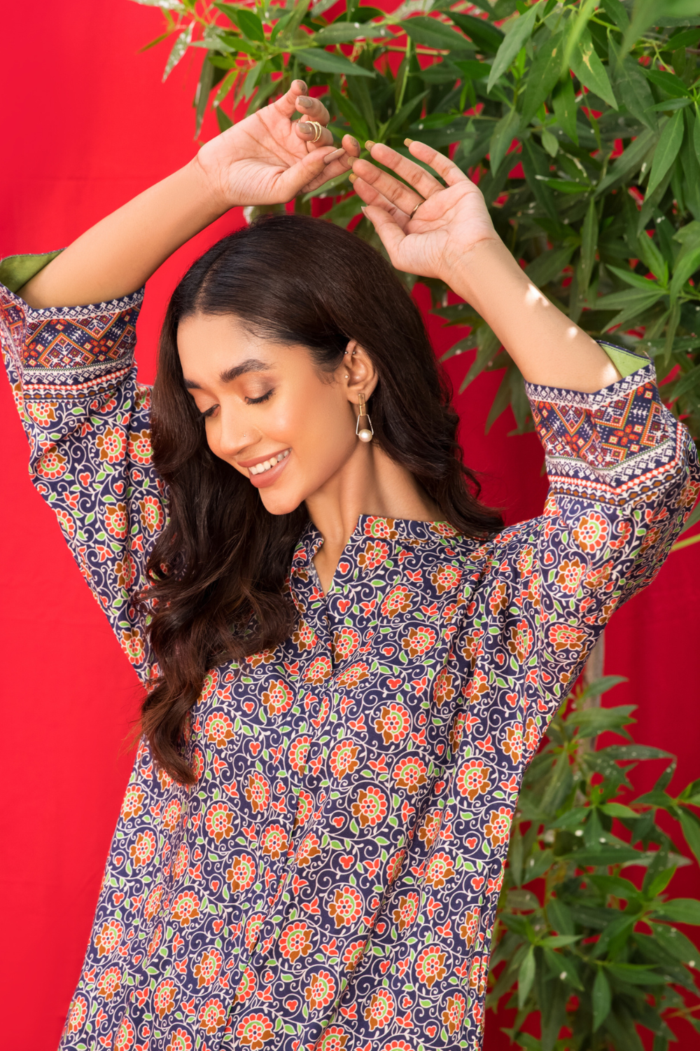 2 PC Unstitched | Printed Linen Suit