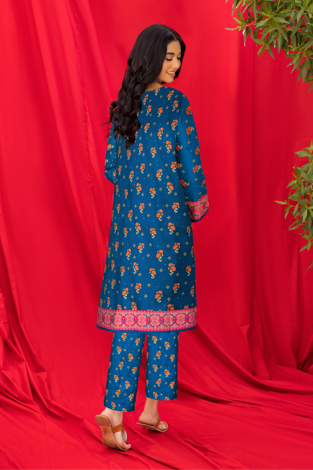 2 PC Unstitched | Printed Linen Suit