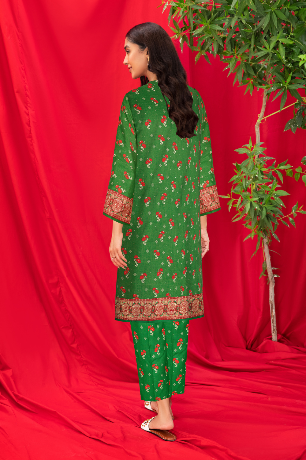 2 PC Unstitched | Printed Linen Suit