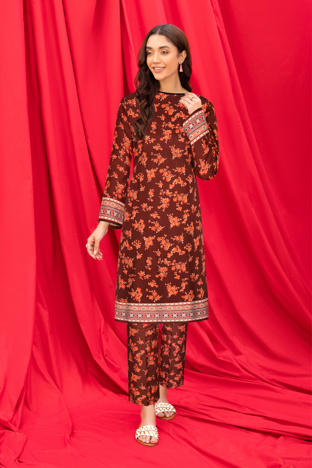 2 PC Unstitched | Printed Linen Suit