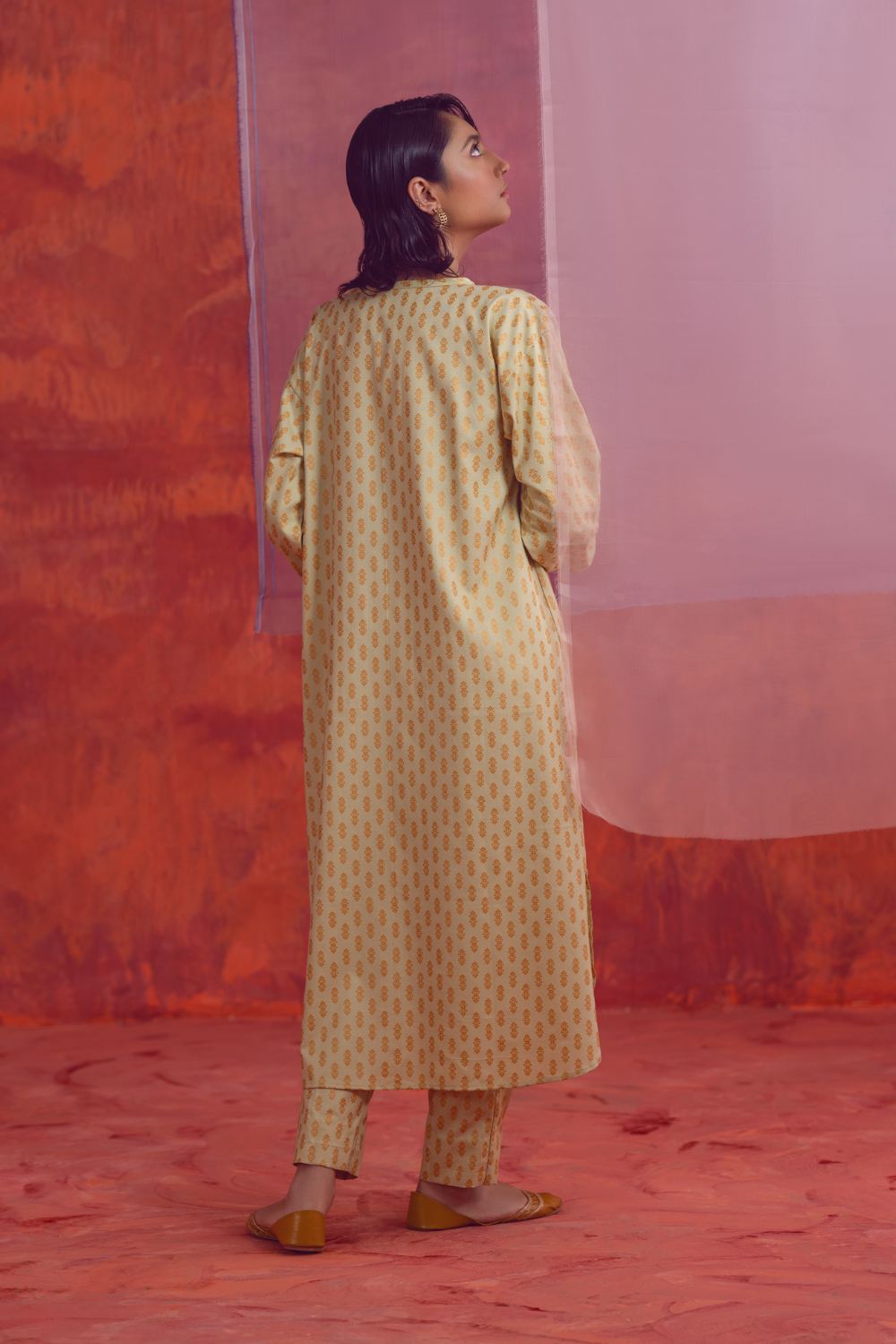 2 PC Unstitched | Printed Linen Shirt +  Trouser