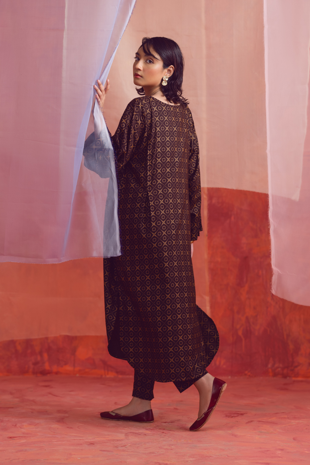 2 PC Unstitched | Printed Linen Shirt +  Trouser