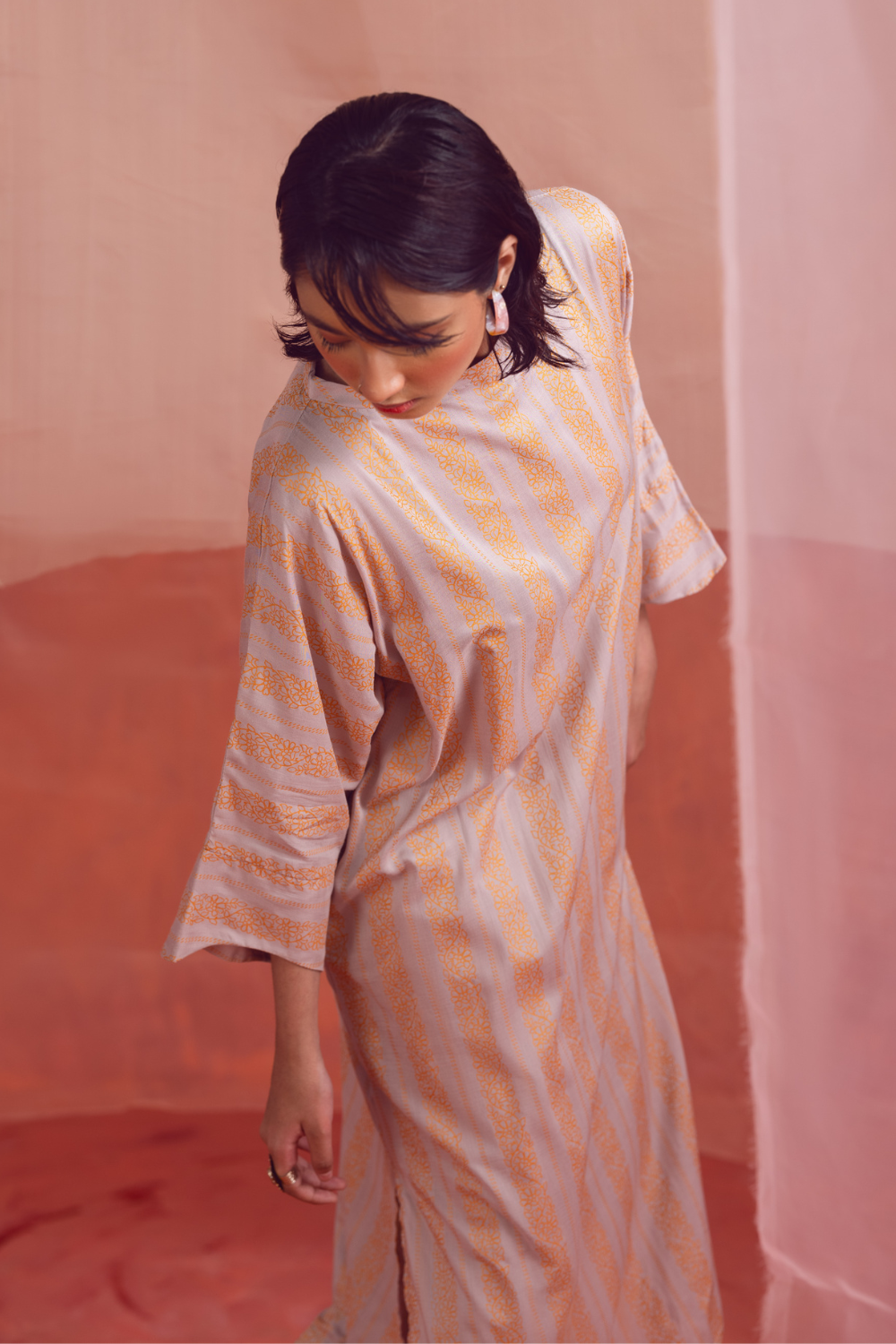 2 PC Unstitched | Printed Linen Shirt +  Trouser