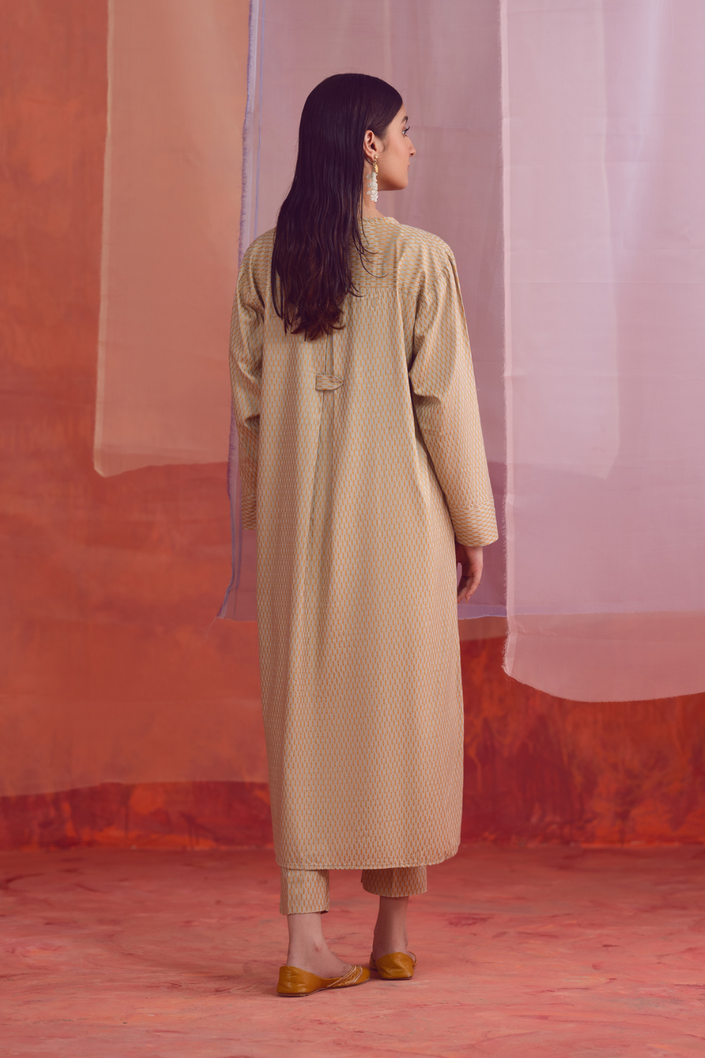 2 PC Unstitched | Printed Linen Shirt +  Trouser