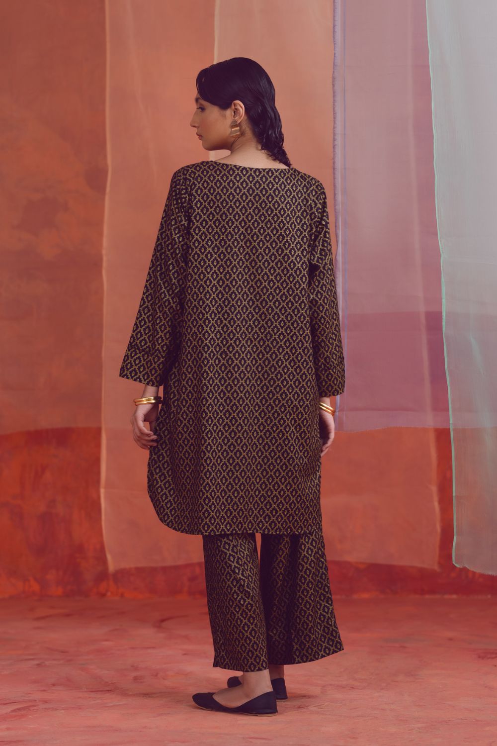 2 PC Unstitched | Printed Linen Shirt +  Trouser