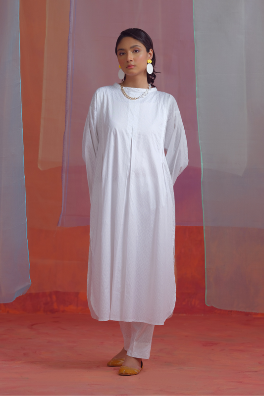 2 PC Unstitched | Printed Linen Shirt +  Trouser