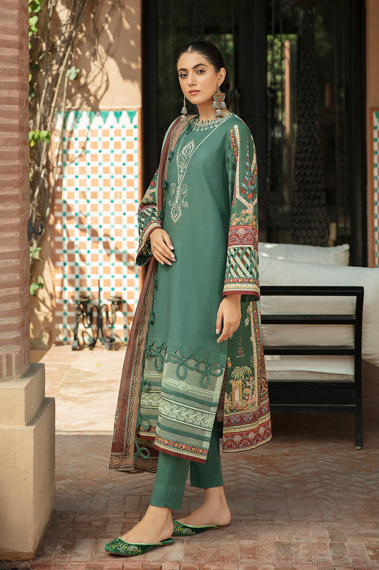 3 PC Unstitched Printed Suit