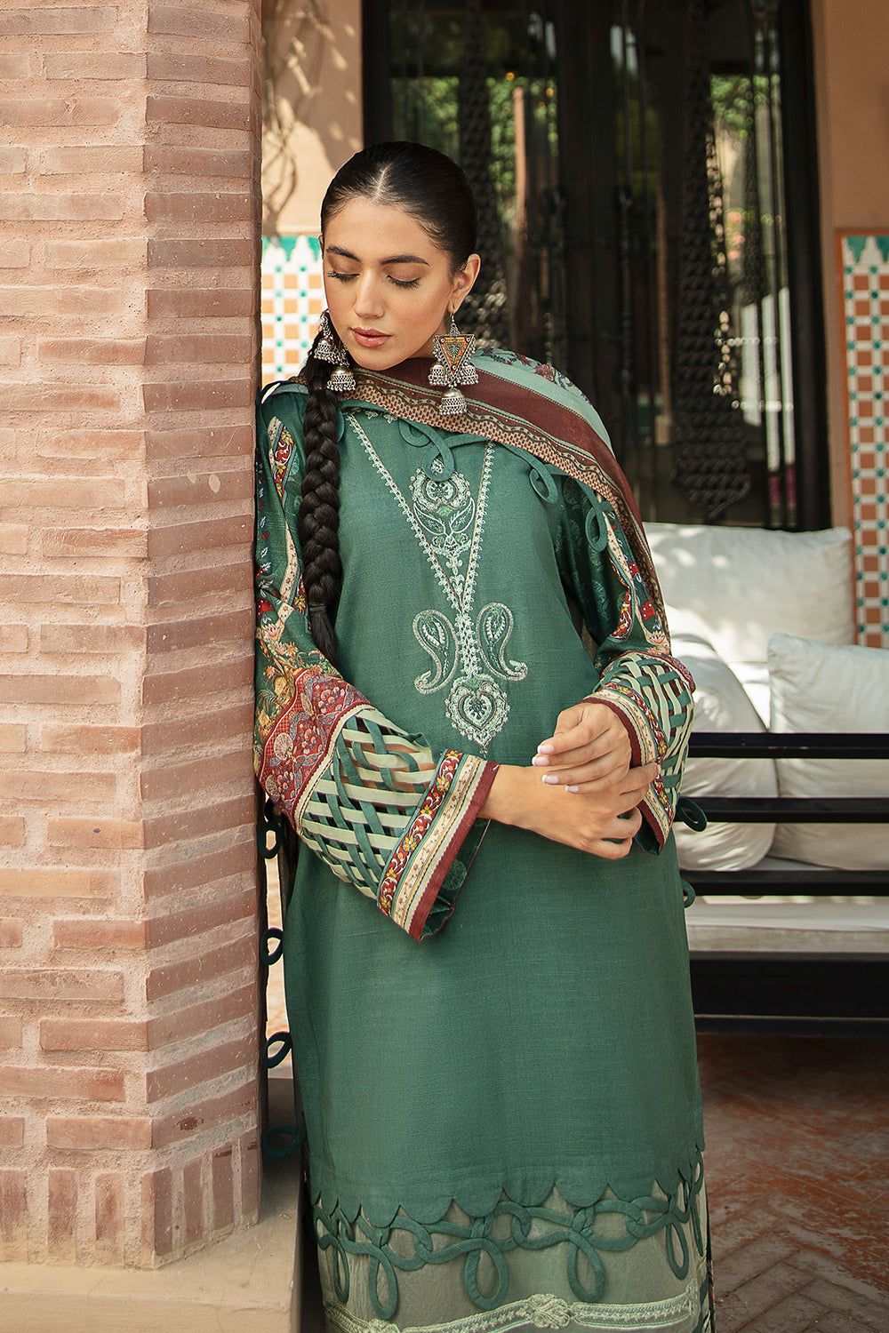 3 PC Unstitched Printed Suit