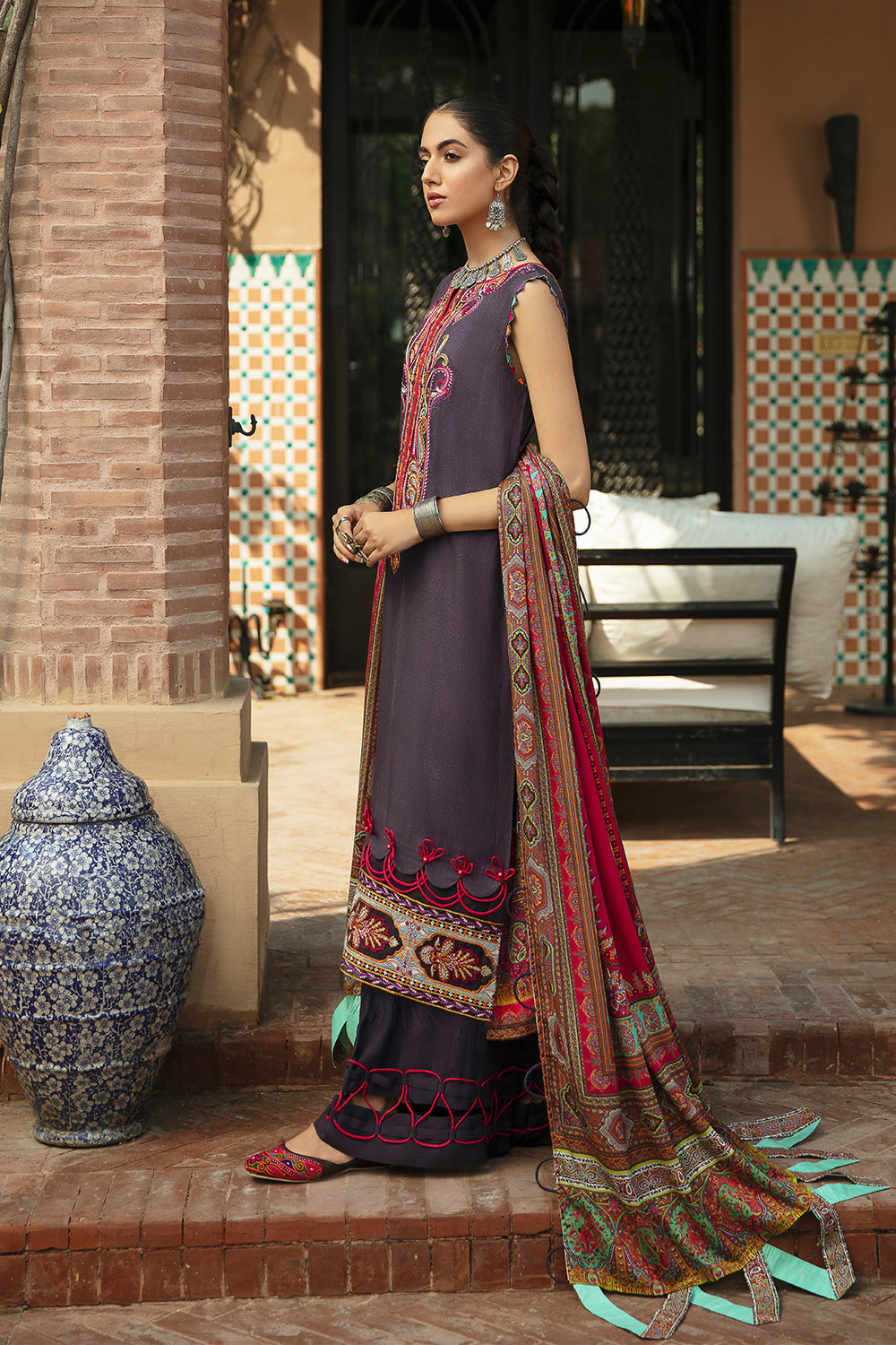 3 PC Unstitched Printed Suit