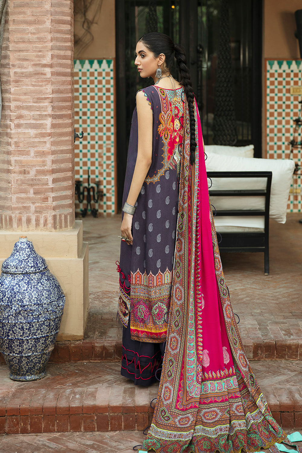 3 PC Unstitched Printed Suit