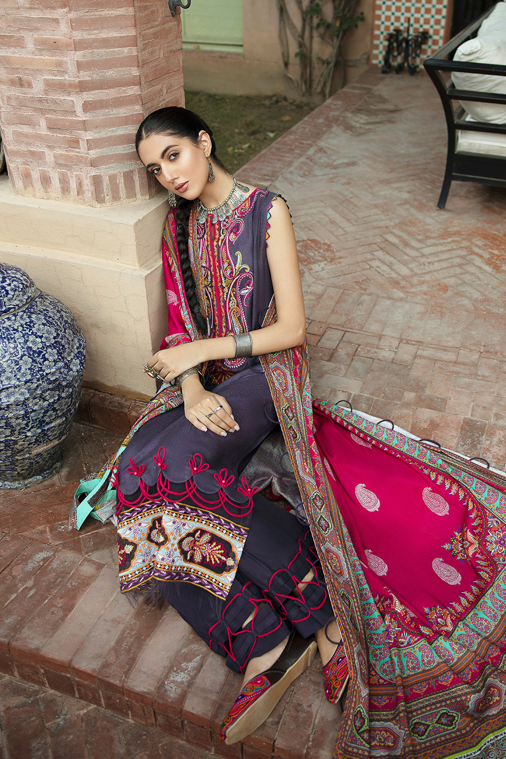 3 PC Unstitched Printed Suit