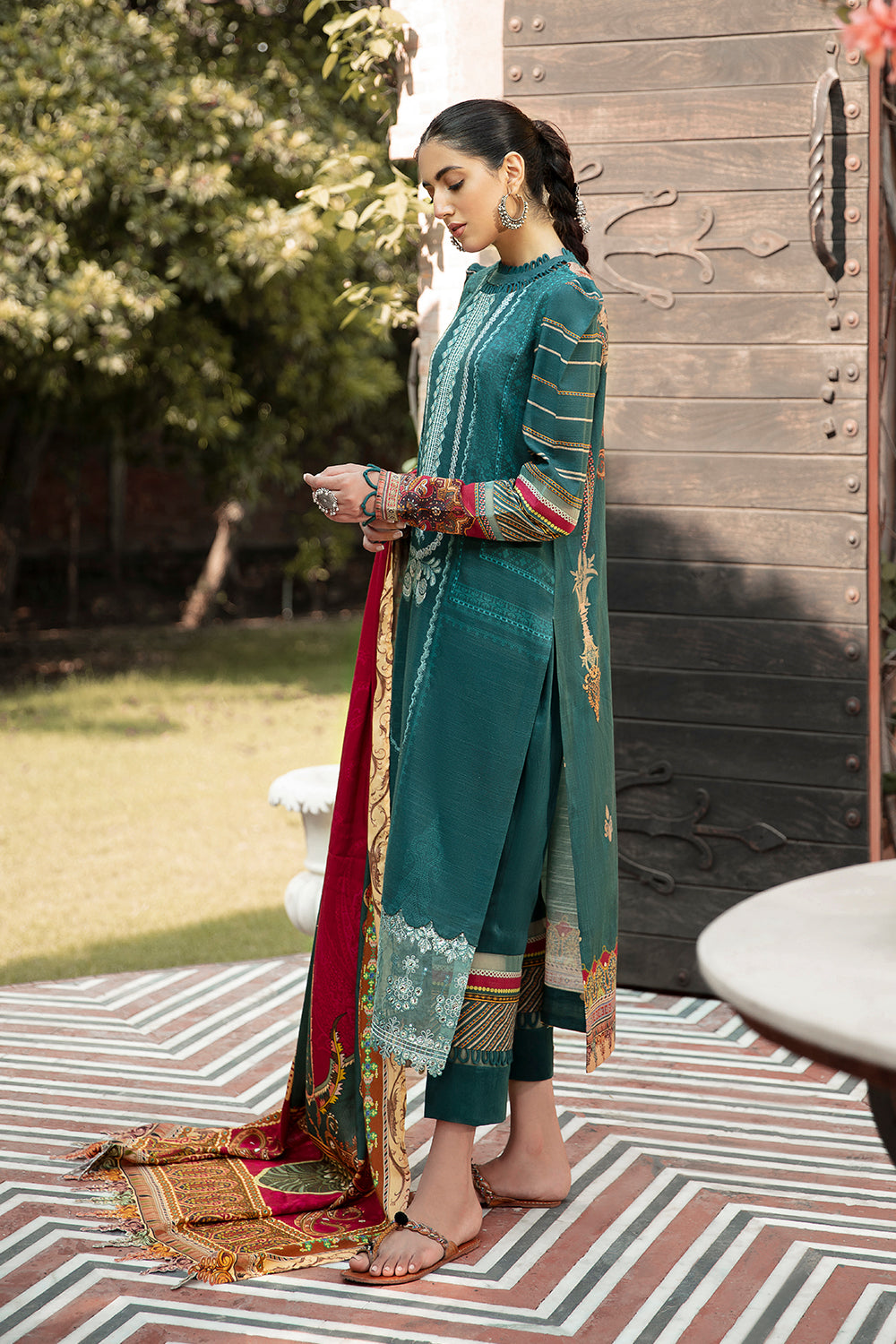 3 PC Unstitched Printed Suit