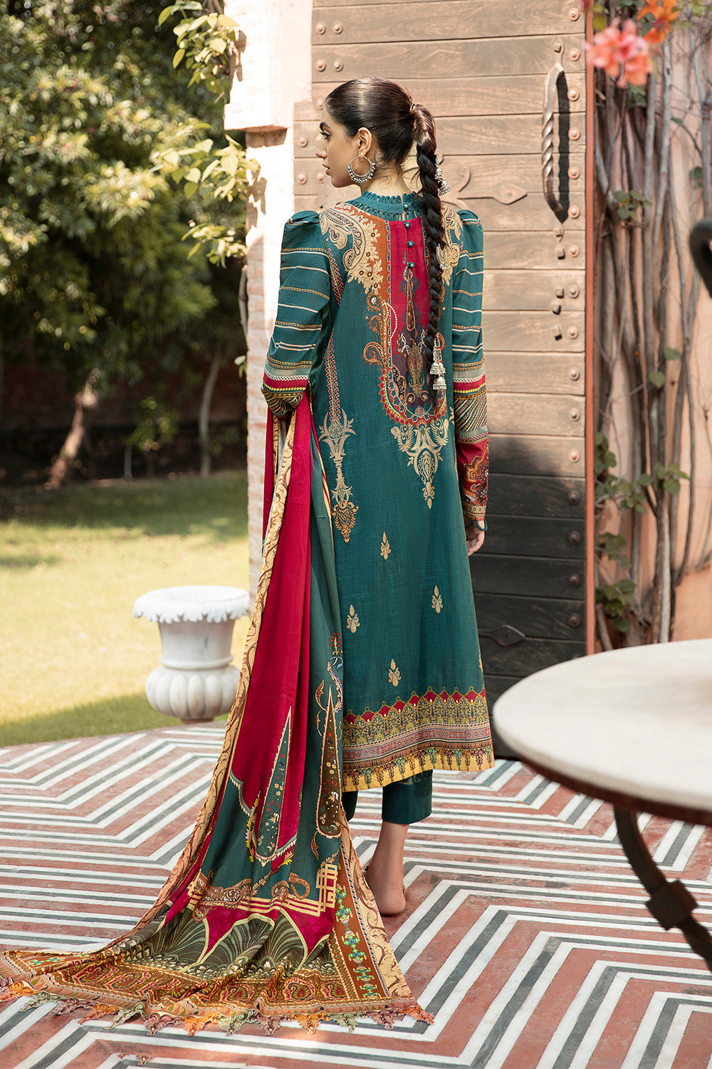 3 PC Unstitched Printed Suit