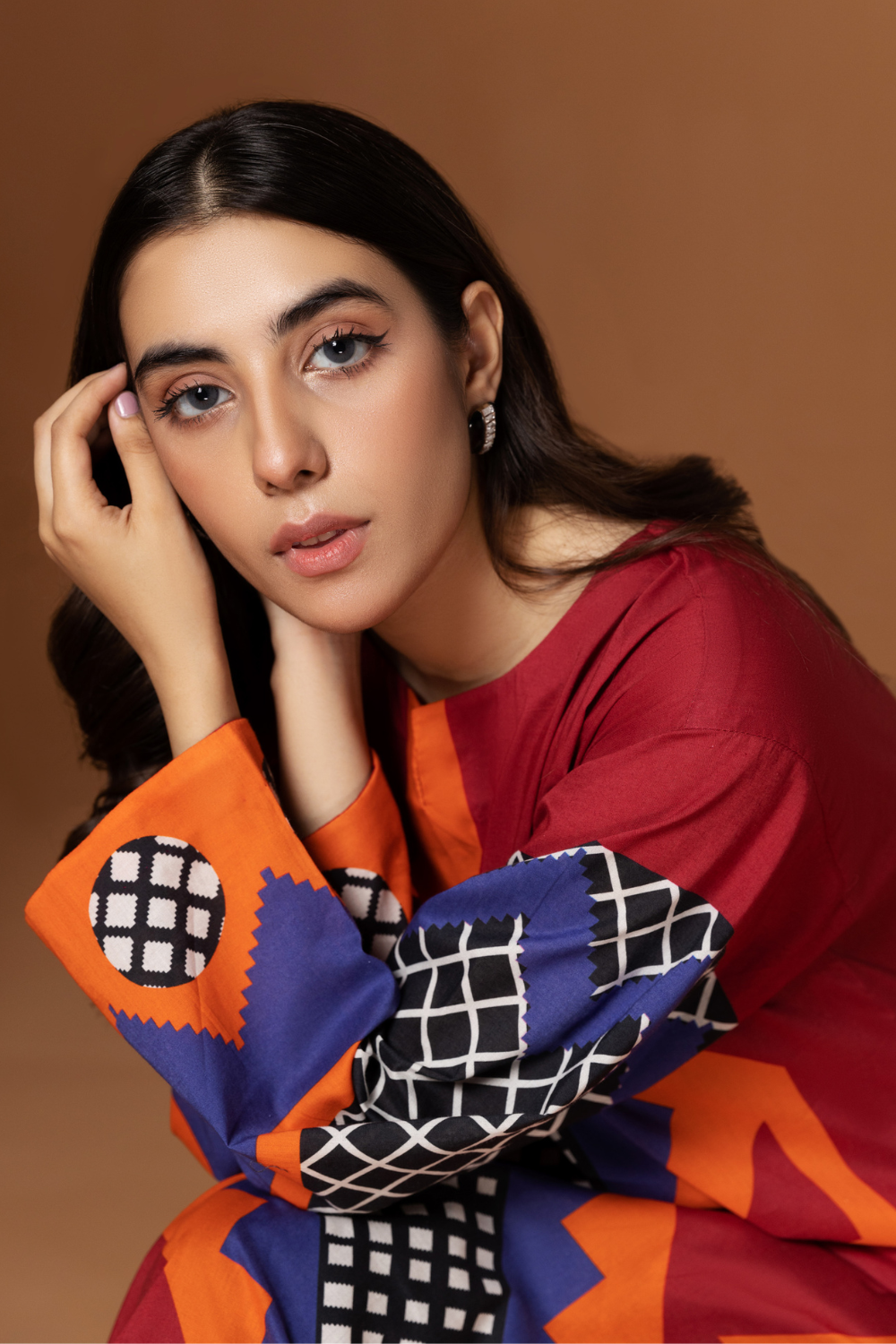 1 PC Unstitched | Digital Printed Poplin Shirt