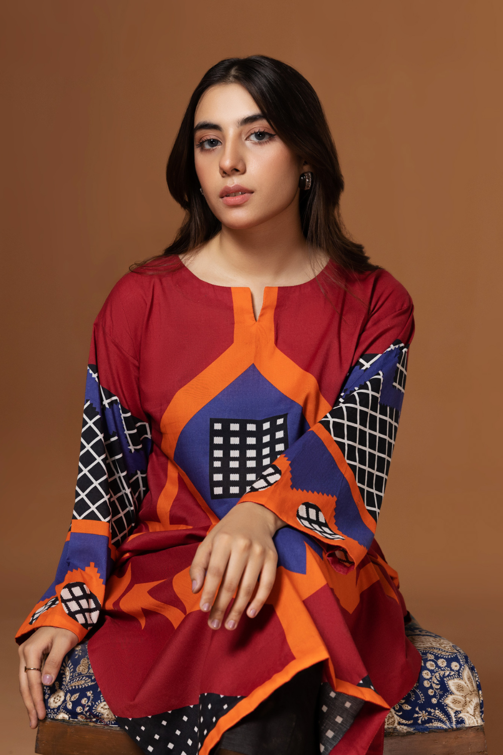 1 PC Unstitched | Digital Printed Poplin Shirt