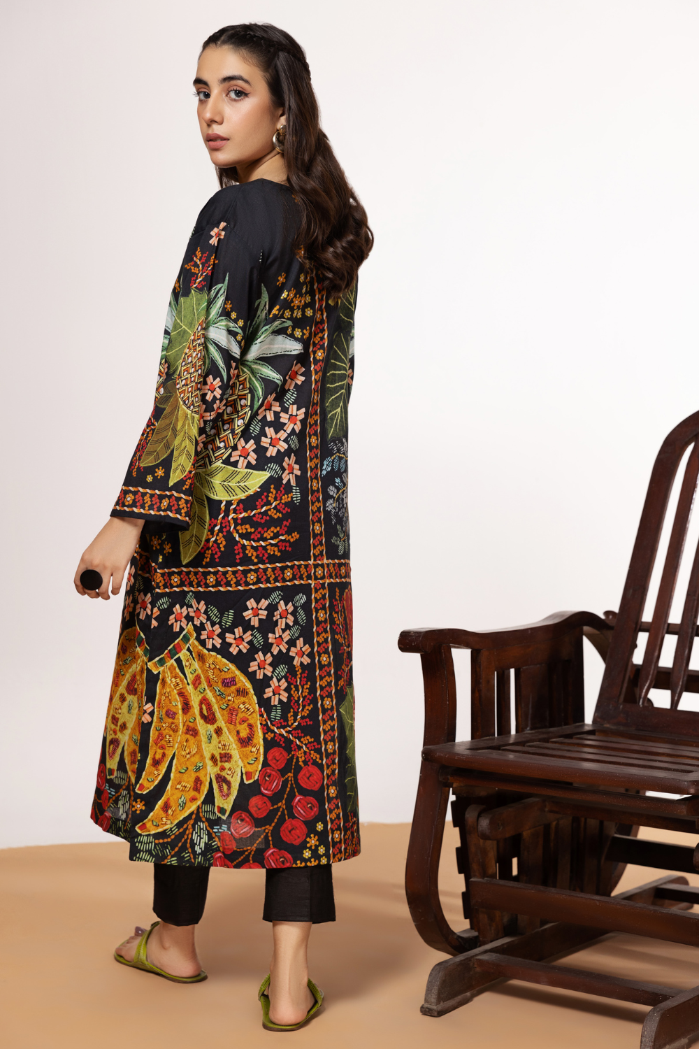 1 PC Unstitched | Digital Printed Poplin Shirt