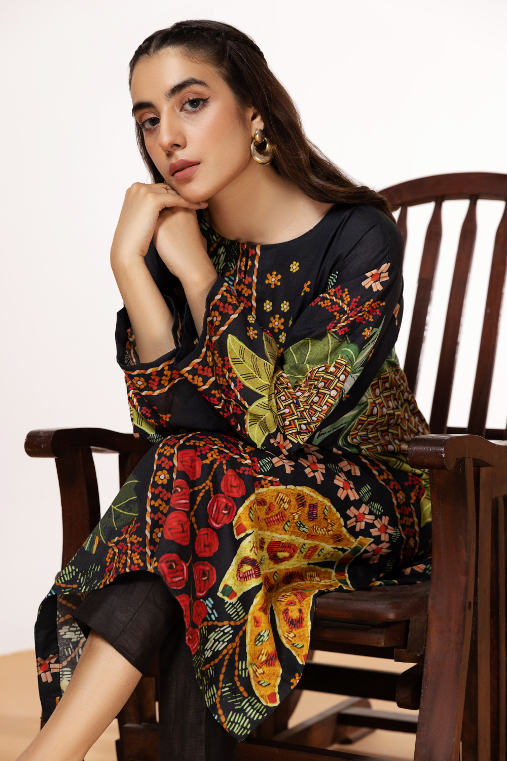 1 PC Unstitched | Digital Printed Poplin Shirt