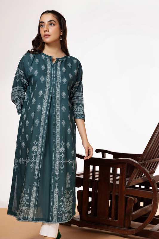 1 PC Unstitched | Digital Printed Poplin Shirt