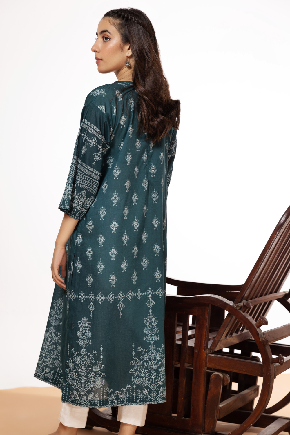 1 PC Unstitched | Digital Printed Poplin Shirt