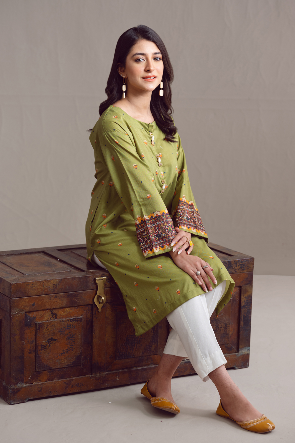 1 PC Unstitched | Digital Printed Poplin Shirt