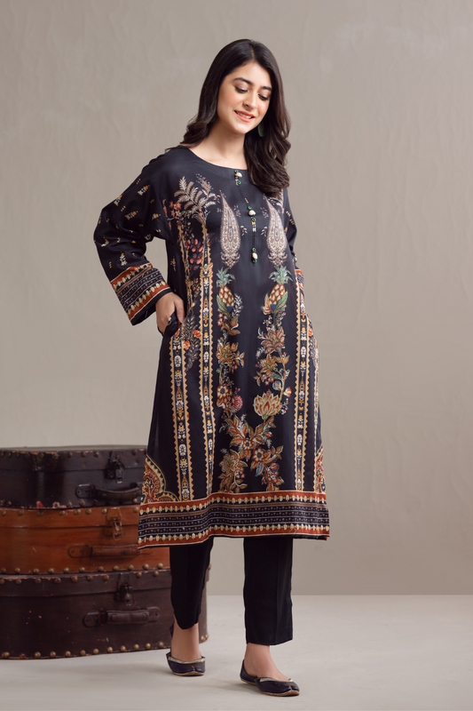 1 PC Unstitched | Digital Printed Poplin Shirt