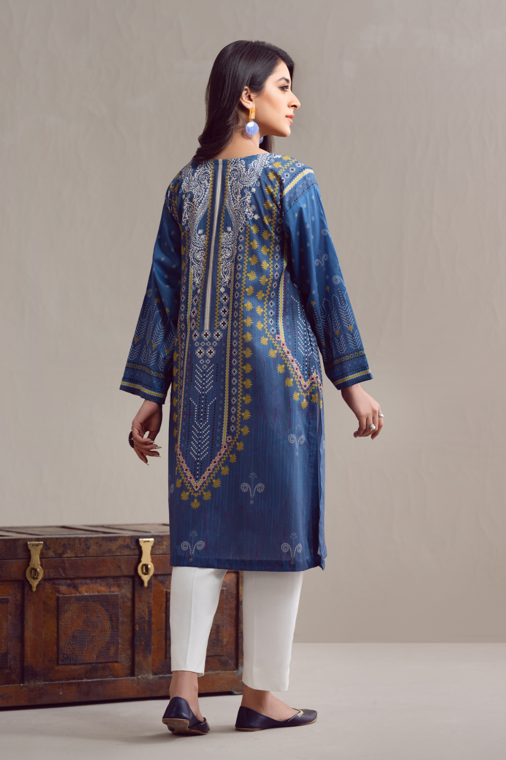 1 PC Unstitched | Digital Printed Poplin Shirt