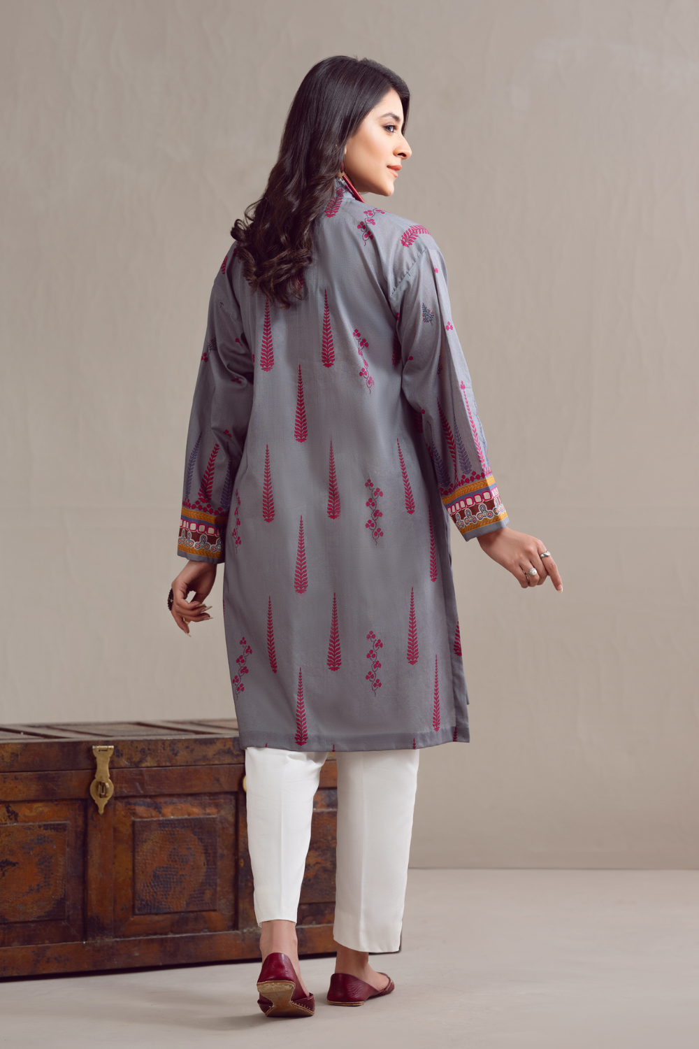 1 PC Unstitched | Digital Printed Poplin Shirt