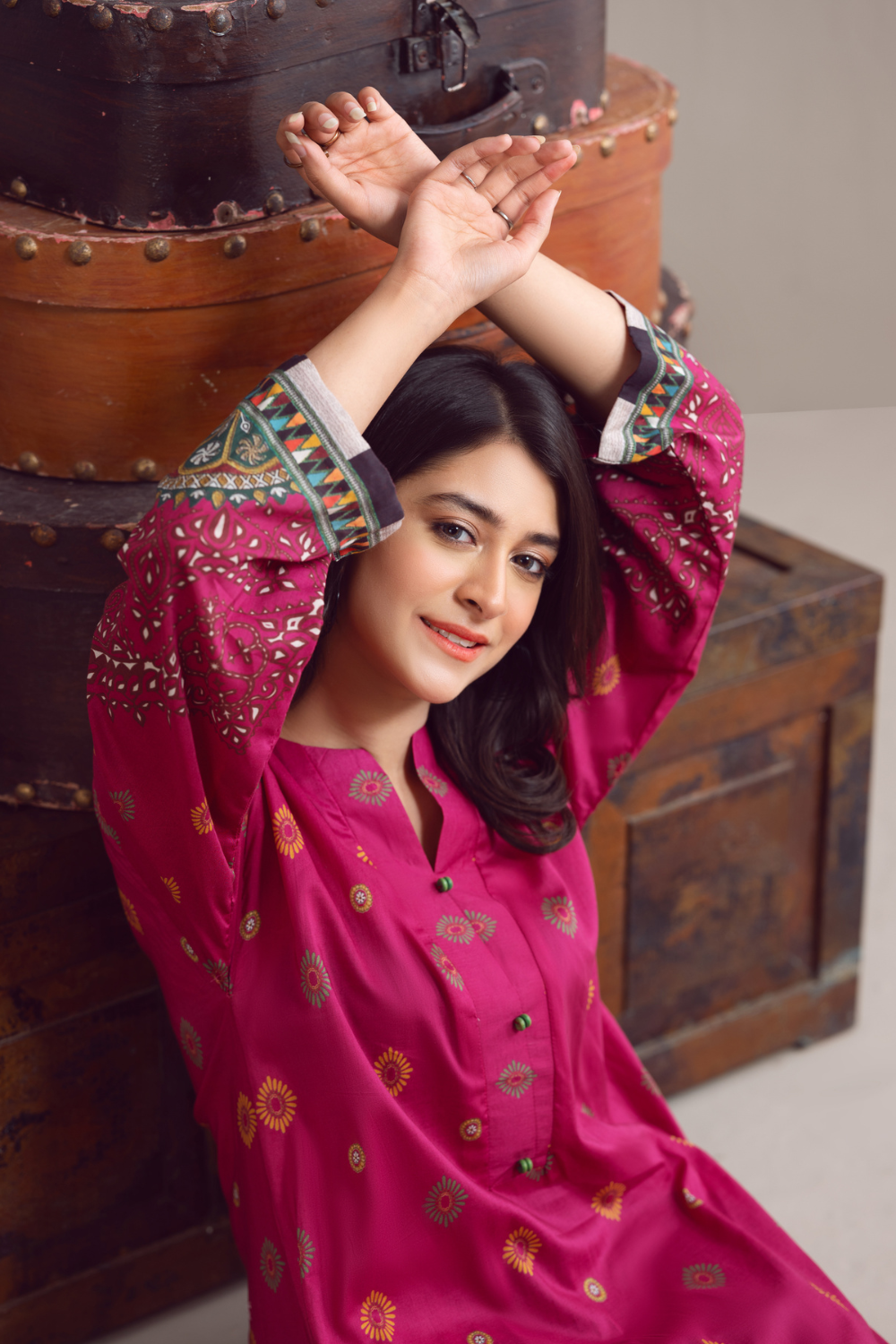 1 PC Unstitched | Digital Printed Poplin Shirt