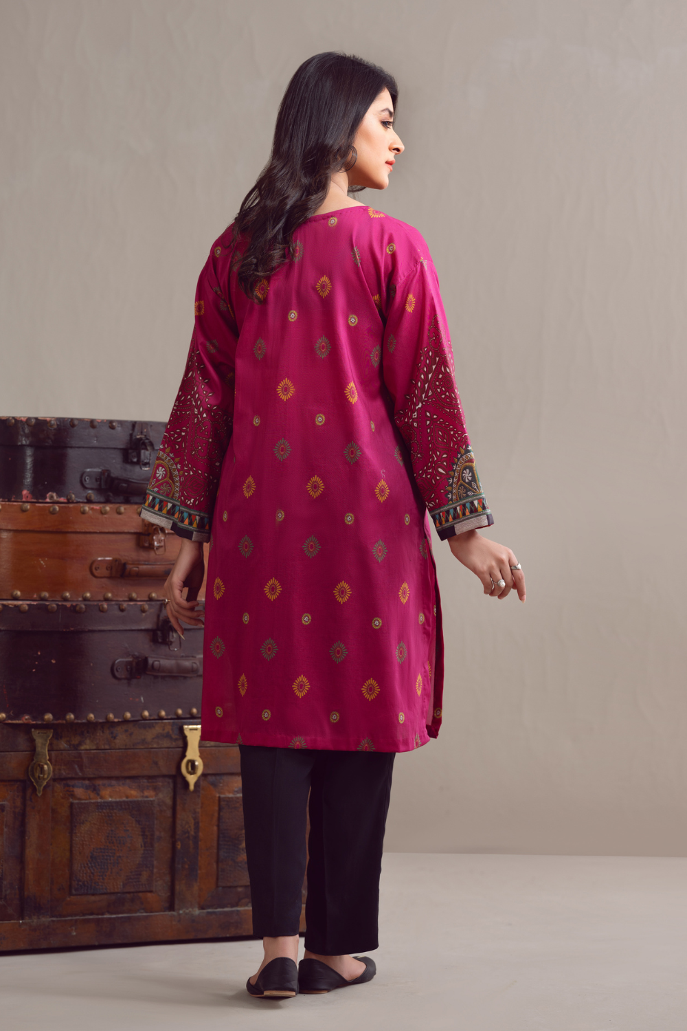 1 PC Unstitched | Digital Printed Poplin Shirt