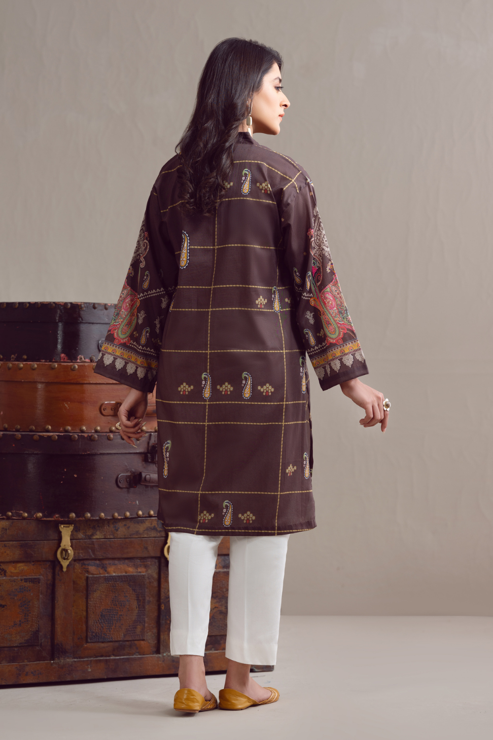 1 PC Unstitched | Digital Printed Poplin Shirt