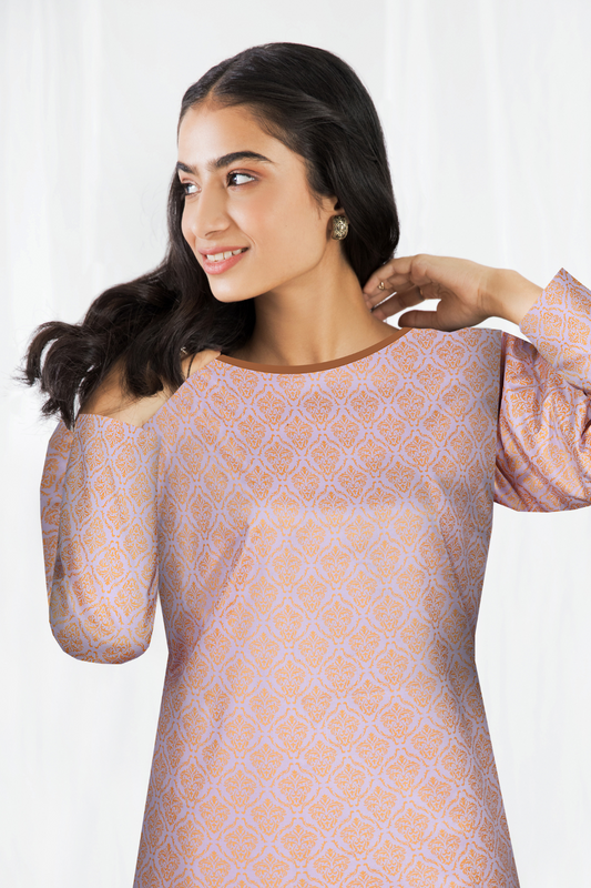 2 PC Unstitched | Printed Linen Shirt +  Trouser