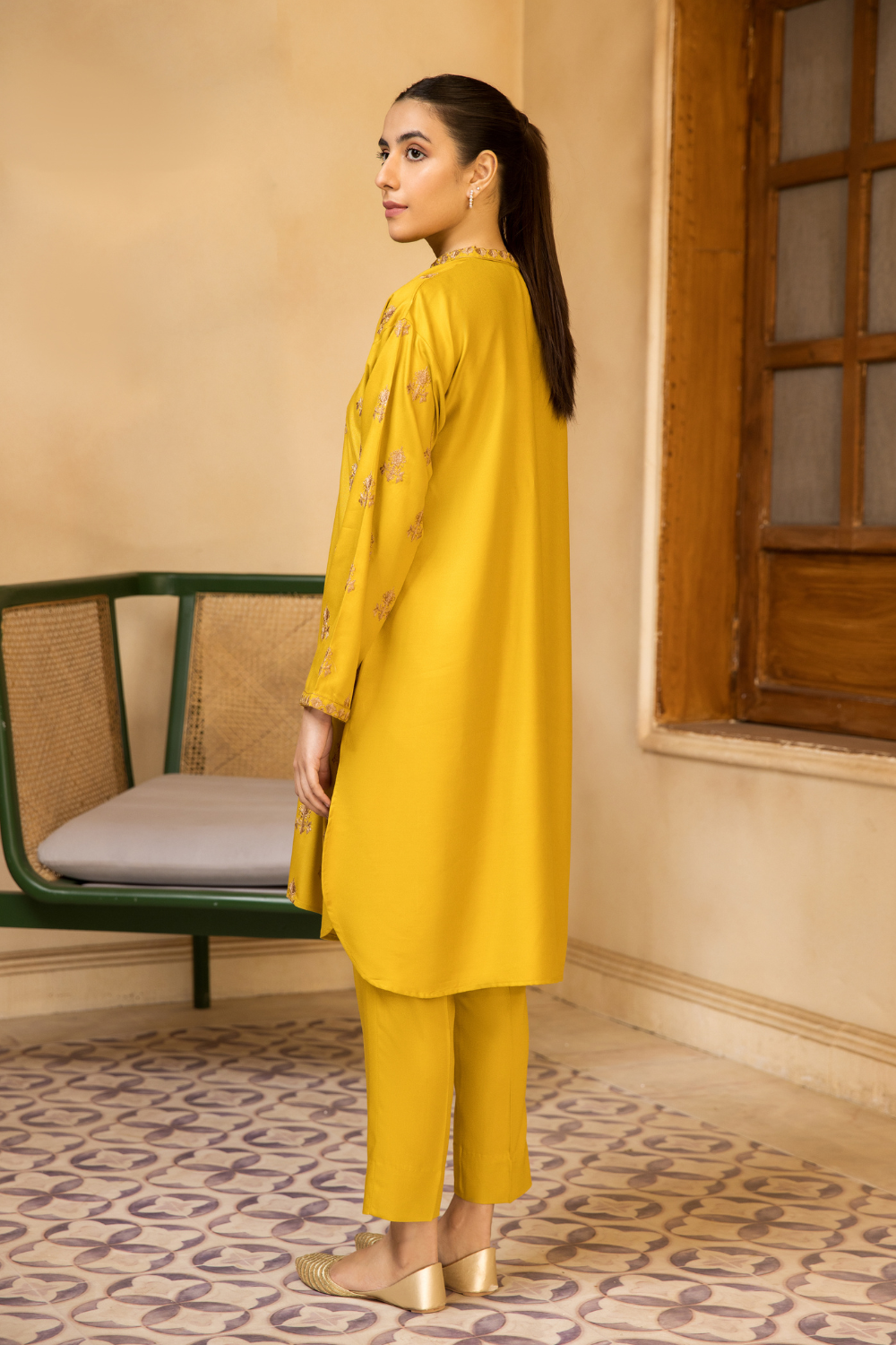 1 PC Stitched | Crepe Embroidered Shirt