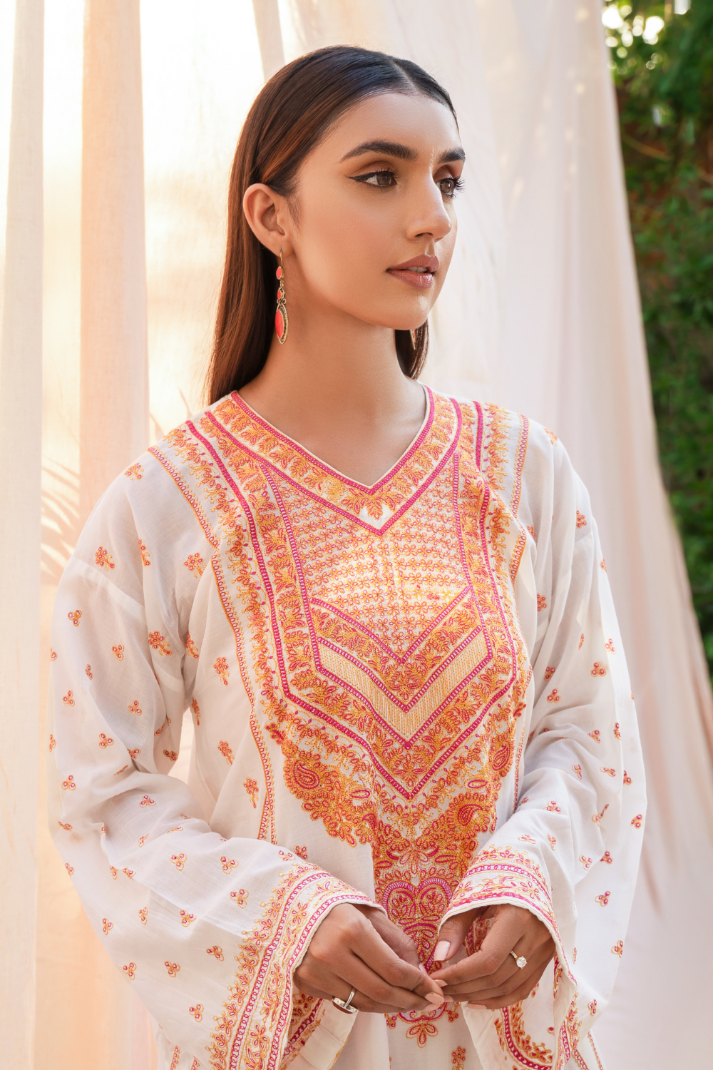 1 PC Stitched | Cotton Embroidered Shirt