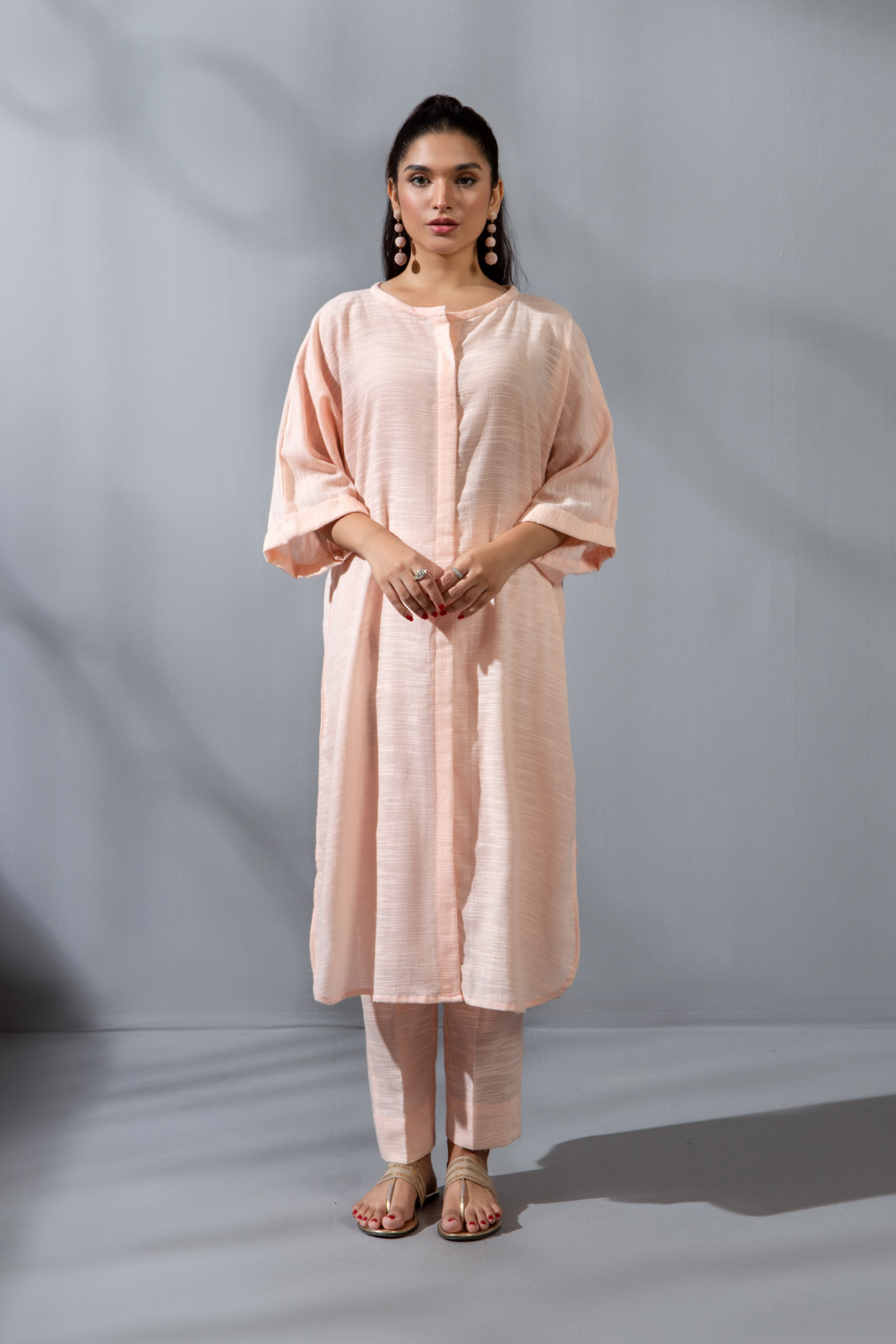 2 PC Stitched | Dyed Cambric Cotton Shirt  + Trouser