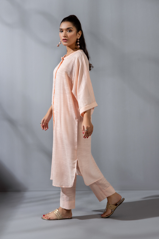 2 PC Stitched | Dyed Cambric Cotton Shirt  + Trouser