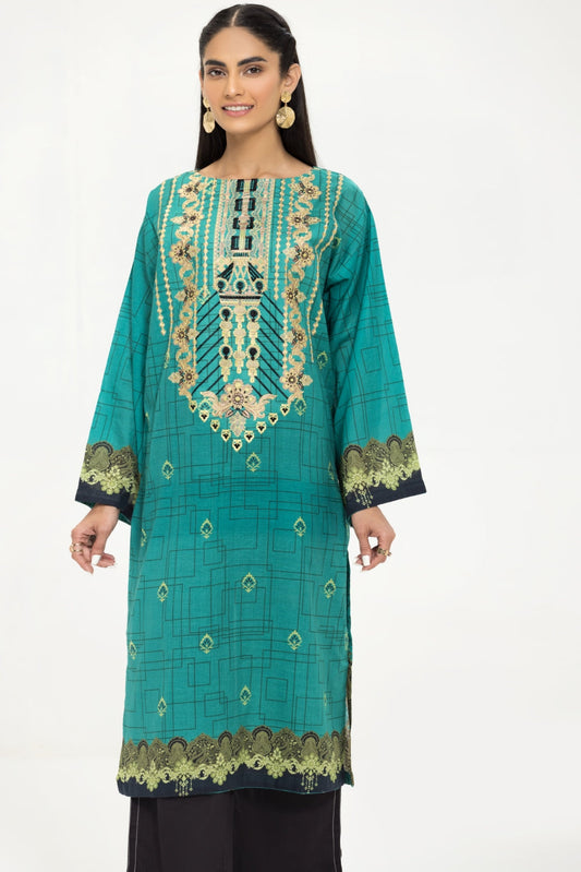 1 PC Stitched | Emborided+ Printed Shirt