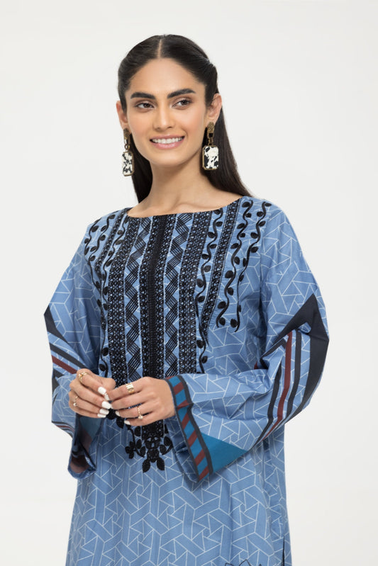 1 PC Stitched | Emborided+ Printed Shirt