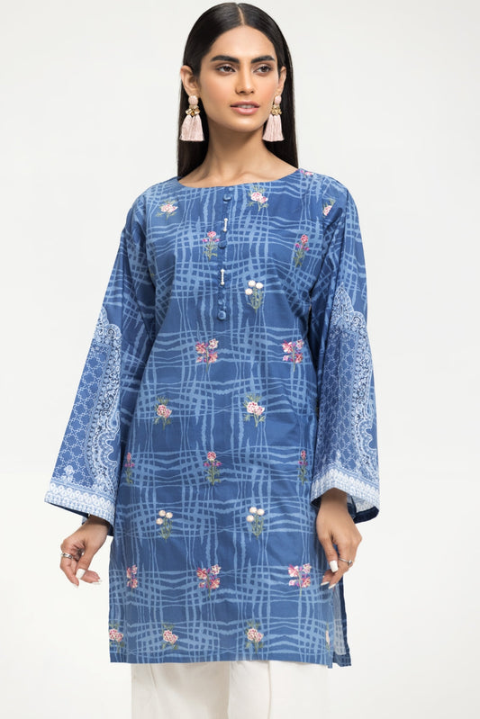 1 PC Stitched | Emborided+ Printed Shirt